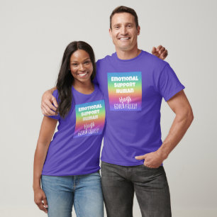 Support émotionnel Hugs Humains Unisex T-Shirt