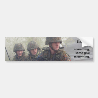Support für unseren Troops-Autoaufkleber Autoaufkleber