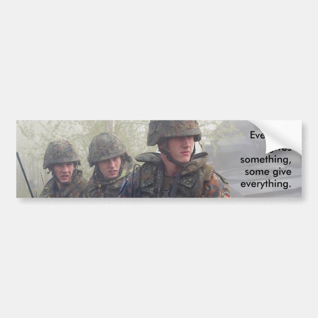 Support für unseren Troops-Autoaufkleber Autoaufkleber (Vorne)