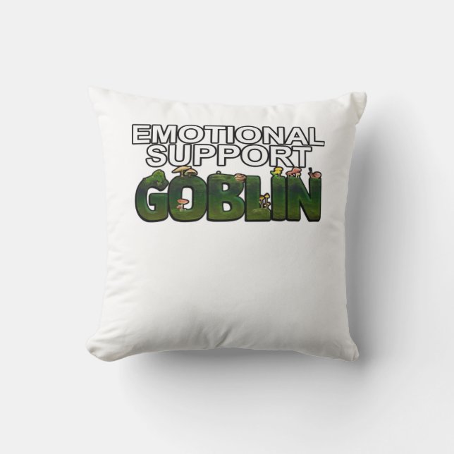 Support Goblin Classic Kissen (Vorderseite)