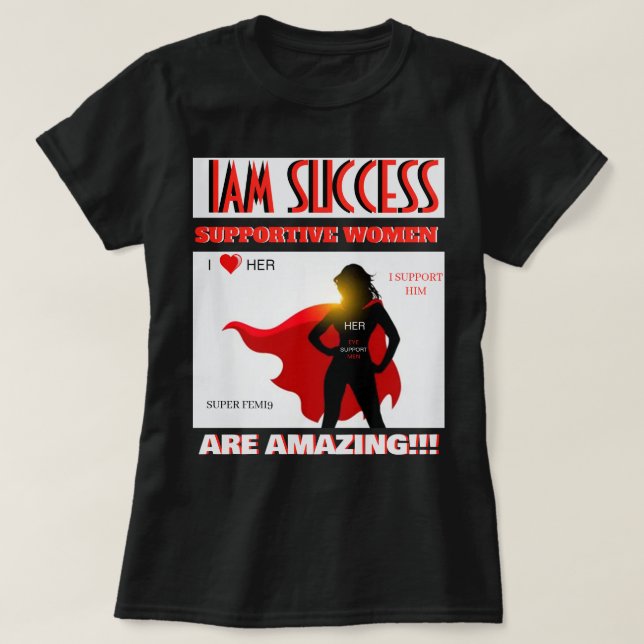 SUPPORT HIM T-Shirt (Design vorne)