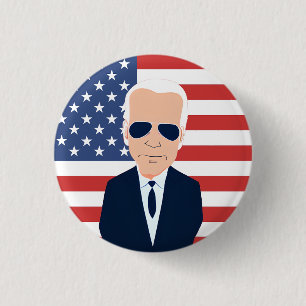 Support Joe Biden Präsidentschaftswahl 2024 Button
