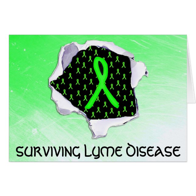 Support-Karte für die Überlebensrate von Lyme-Erkr (Vorderseite (Horizontal))