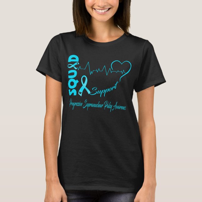 Support-KOPF PROGRESSIVE SUPRANUCLEAR PALSY T-Shirt (Vorderseite)