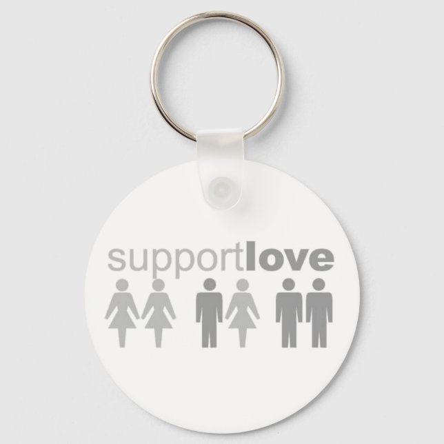 Support-Liebe Schlüsselkette Schlüsselanhänger (Vorderseite)