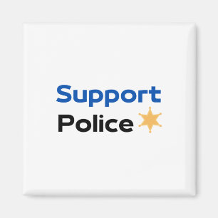 Support-Polizeiaufkleber1 Magnet