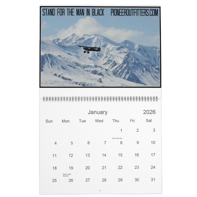 Support pour l'homme dans le calendrier imprimé (Jan 2026)