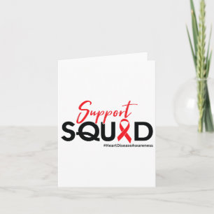 Support Squad - Bewusstsein für Herzkrankheiten Karte
