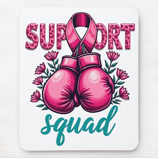 Support Squad Brustkrebs-Sensibilisierungskiste Mousepad (Vorne)