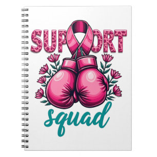 Support Squad Brustkrebs-Sensibilisierungskiste Notizblock