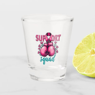 Support Squad Brustkrebs-Sensibilisierungskiste Schnapsglas