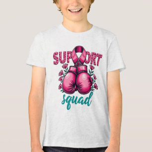 Support Squad Brustkrebs-Sensibilisierungskiste Tri-Blend Shirt