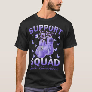 Support Squad DOMESTIC GEWALT AWARENESS Booking G T-Shirt