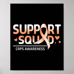 Support Squad Family Team RSD CRPS Sensibilisierun Poster