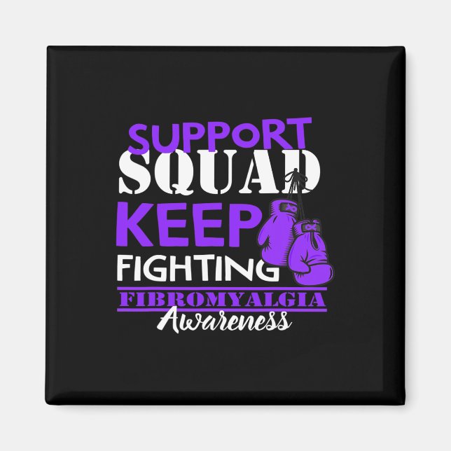 Support Squad I Chronic Pain Response Fibromyalgie Magnet (Vorne)