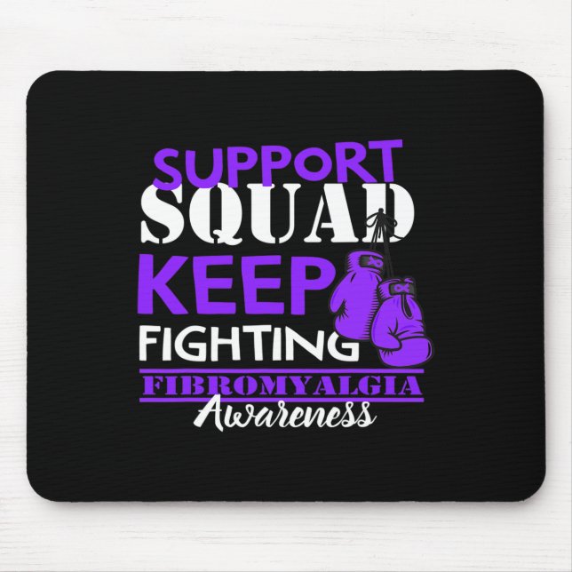 Support Squad I Chronic Pain Response Fibromyalgie Mousepad (Vorne)