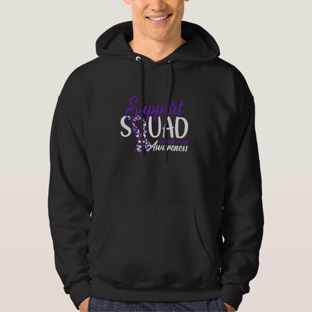 Support Squad I Sle Systemmic Lupus Erythematosus  Hoodie (Vorderseite)