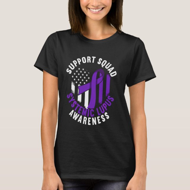 Support Squad I Sle Systemmic Lupus Erythematosus  T-Shirt (Vorderseite)