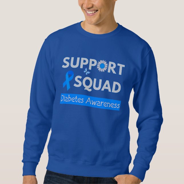 Support Squad - monatliches Design zur Sensibilisi Sweatshirt (Vorderseite)