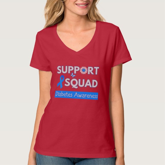 Support Squad - monatliches Design zur Sensibilisi T-Shirt (Vorderseite)