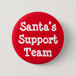 Support-Team des Weihnachtsmanns Button