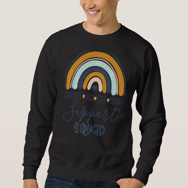 Support-Team-Lehrer-Support-Squad Sweatshirt (Vorderseite)