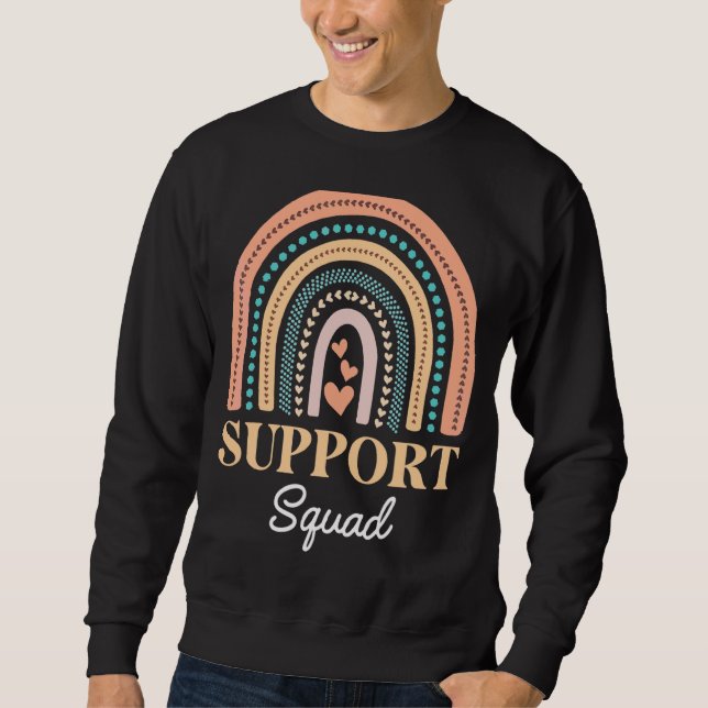 Support-Team-Lehrer-Support-Squad Sweatshirt (Vorderseite)