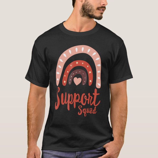 Support-Team-Lehrer-Support-Squad T-Shirt (Vorderseite)