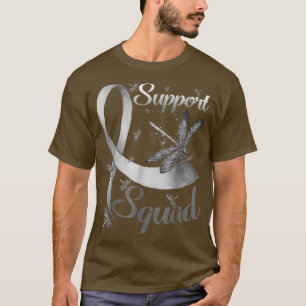 Support-Team Libelle Angeborene Katarakte Grau T-Shirt