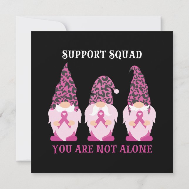 Support-Team Sie sind nicht allein Einladung (Rückseite)