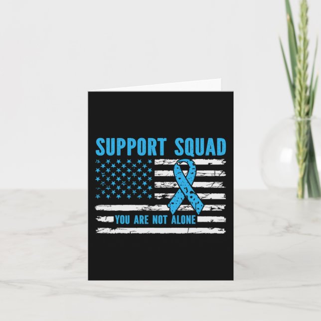 Support-Team Sie sind nicht allein Karte (Vorderseite)