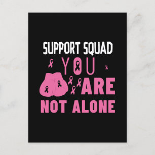 Support-Team Sie sind nicht allein Postkarte