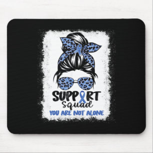 Support-Team Unordentlicher Knoten Blau Krieger At Mousepad