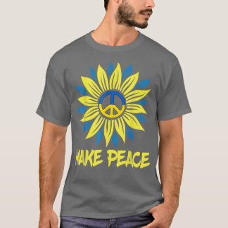 Support Ukraine Stand With Ukraine Ukrainian Flag  T-Shirt