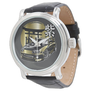 Supra Mk 4 Golden Drift Car Armbanduhr