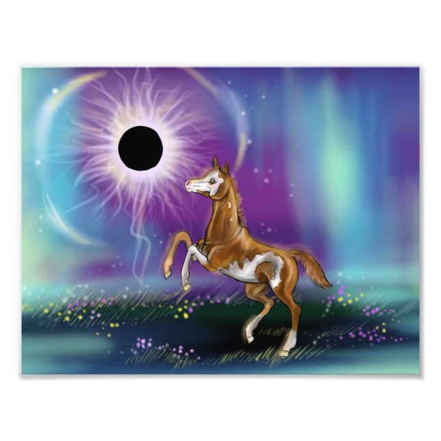 Supraphe Eclipse Baby Horse WIP-Druck Fotodruck (Vorne)