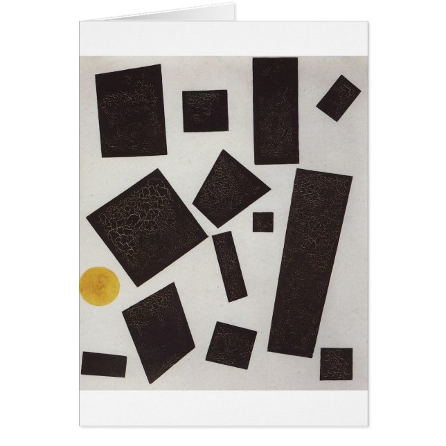 Suprematism durch Kazimir Malevich (Vorne)