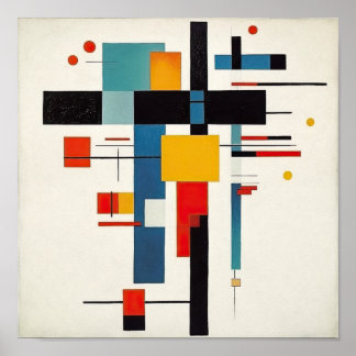 Suprematismus Cross Poster Art