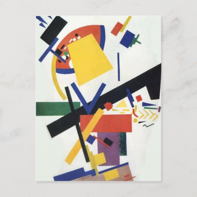 Suprematismus von Kazimir Malevich Postkarte (Vorderseite)