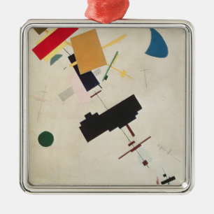 Suprematist Zusammensetzung No.56, 1936 Silbernes Ornament