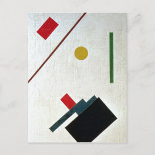 Suprematistische Zusammensetzung, 1915 Postkarte