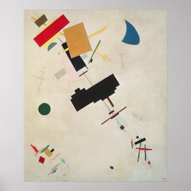 Suprematistische Zusammensetzung Nr. 56, 1936 Poster (Vorne)