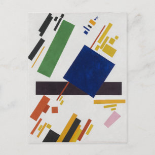Suprematistische Zusammensetzung von Kazimir Malev Postkarte