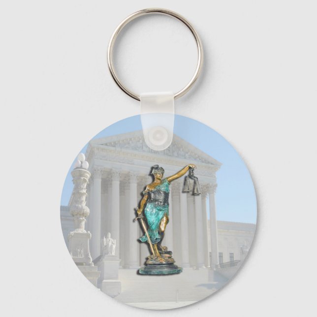 SUPREME-CT-LADY-JUSTICE SCHLÜSSELANHÄNGER (Vorderseite)