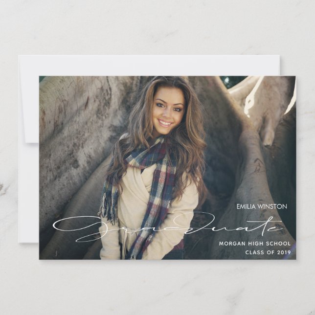 Suprême Élégance ⎢ Carte photo de diplôme (Devant)