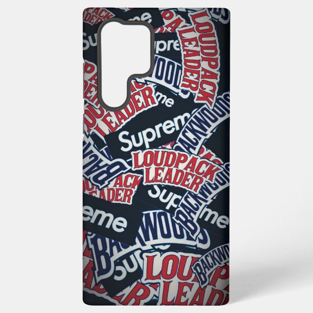 Supreme Graffiti Sticke Samsung Handy Case Galaxy Hülle (Rückseite)