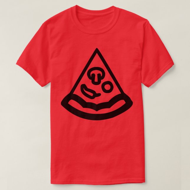Supreme Pizza Slice  T-Shirt (Design vorne)
