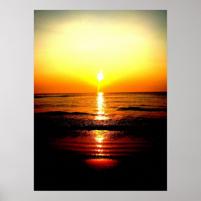 SupremeBeachsunrise Poster (Vorne)