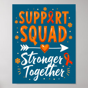 Suprt Squad ADHD-Bewusstsein Poster