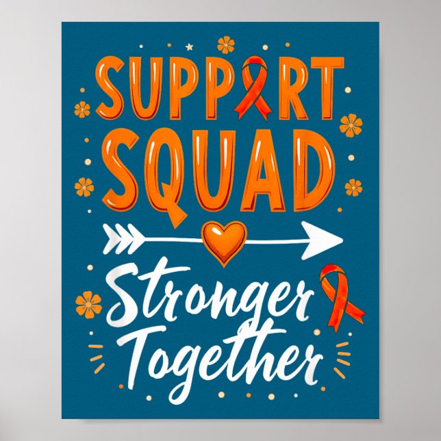 Suprt Squad ADHD-Bewusstsein  Poster (Vorne)